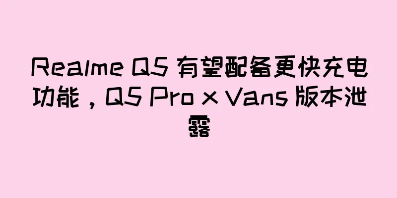 Realme Q5 有望配备更快充电功能，Q5 Pro x Vans 版本泄露