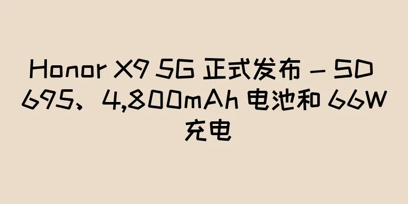 Honor X9 5G 正式发布 - SD 695、4,800mAh 电池和 66W 充电
