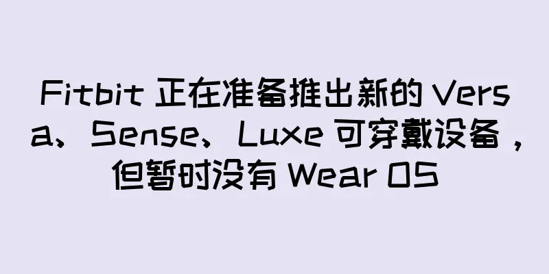 Fitbit 正在准备推出新的 Versa、Sense、Luxe 可穿戴设备，但暂时没有 Wear OS