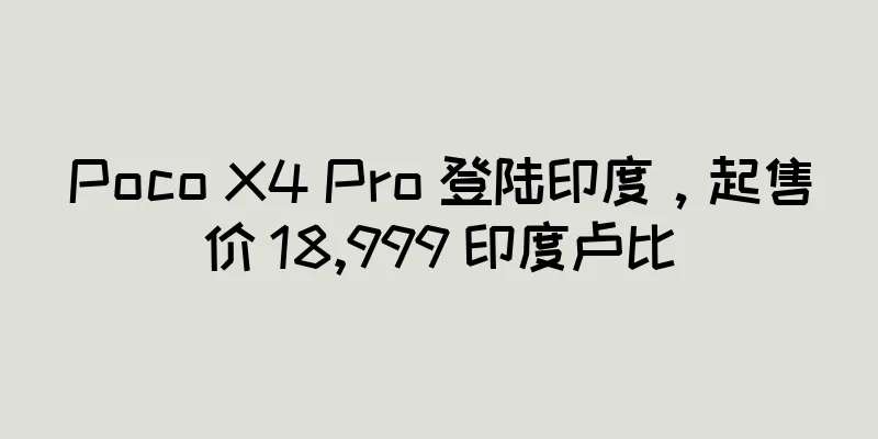 Poco X4 Pro 登陆印度，起售价 18,999 印度卢比