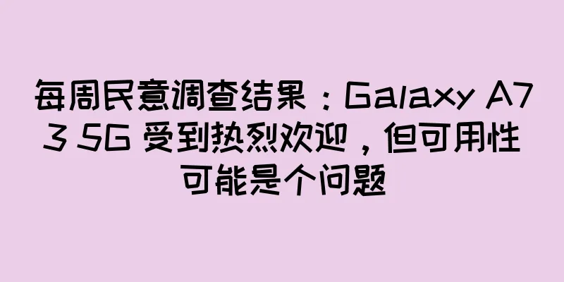 每周民意调查结果：Galaxy A73 5G 受到热烈欢迎，但可用性可能是个问题