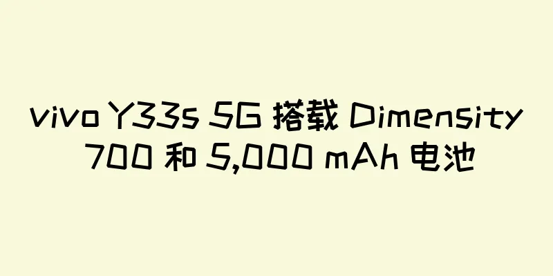 vivo Y33s 5G 搭载 Dimensity 700 和 5,000 mAh 电池
