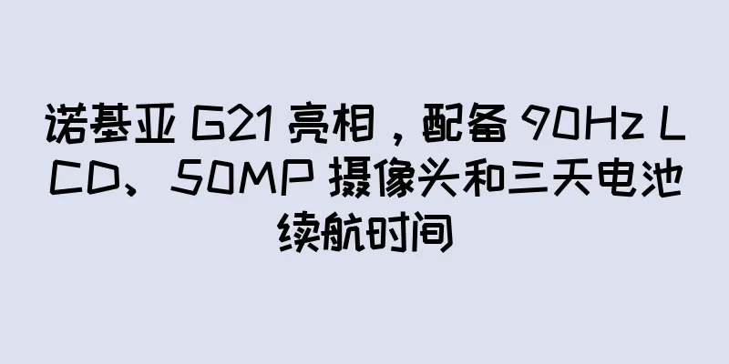 诺基亚 G21 亮相，配备 90Hz LCD、50MP 摄像头和三天电池续航时间