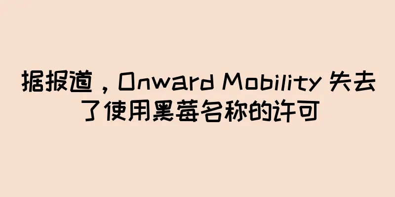 据报道，Onward Mobility 失去了使用黑莓名称的许可