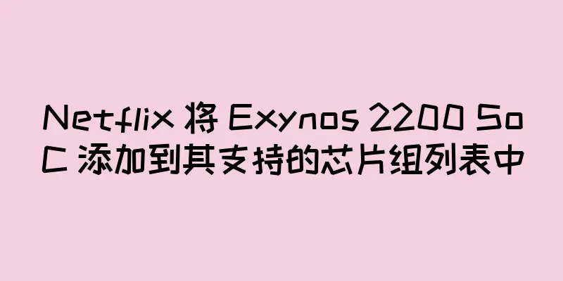 Netflix 将 Exynos 2200 SoC 添加到其支持的芯片组列表中