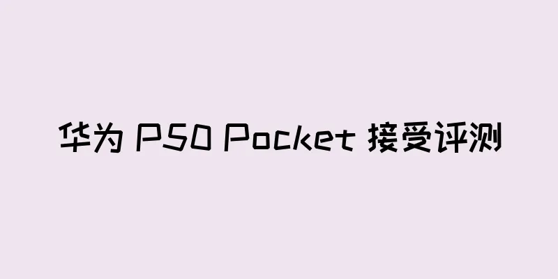 华为 P50 Pocket 接受评测