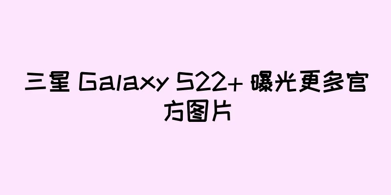 三星 Galaxy S22+ 曝光更多官方图片