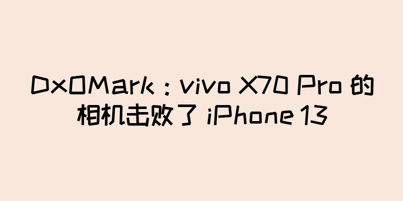 DxOMark：vivo X70 Pro 的相机击败了 iPhone 13