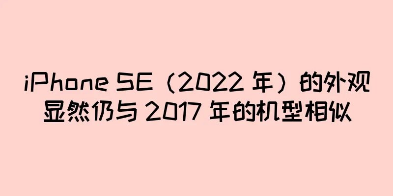 iPhone SE（2022 年）的外观显然仍与 2017 年的机型相似
