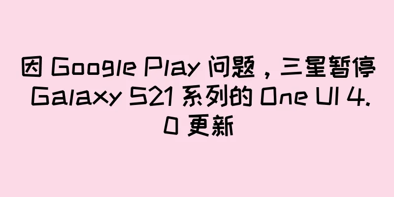 因 Google Play 问题，三星暂停 Galaxy S21 系列的 One UI 4.0 更新