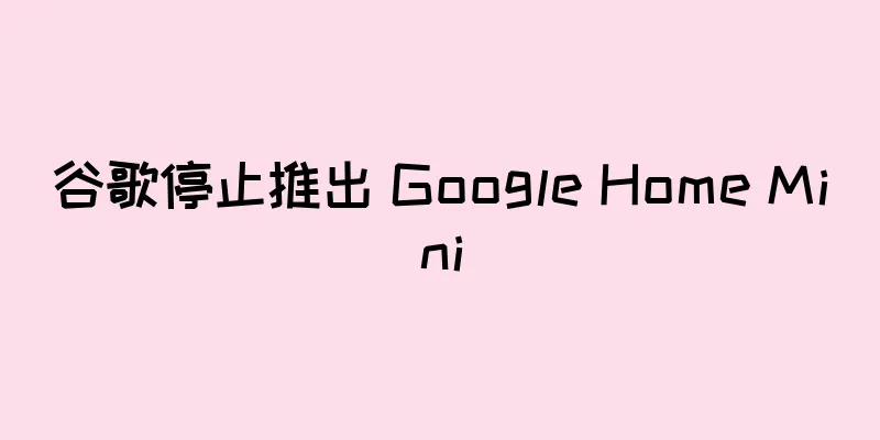 谷歌停止推出 Google Home Mini