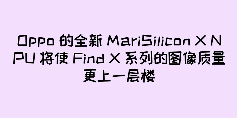 Oppo 的全新 MariSilicon X NPU 将使 Find X 系列的图像质量更上一层楼
