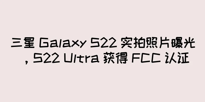 三星 Galaxy S22 实拍照片曝光，S22 Ultra 获得 FCC 认证