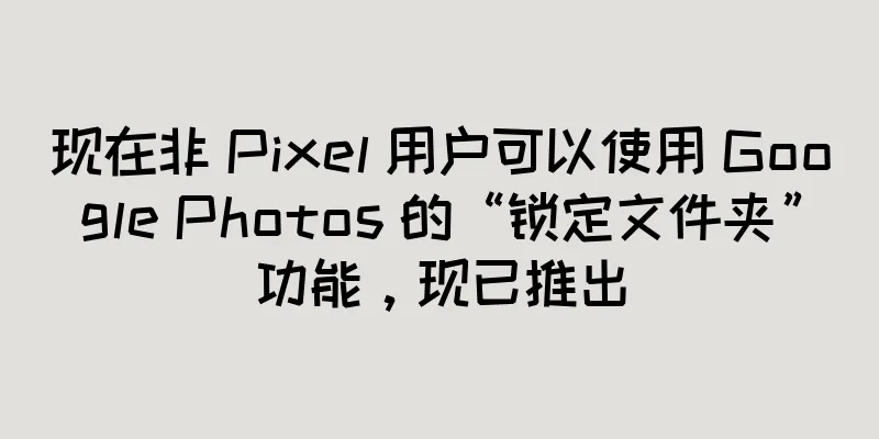 现在非 Pixel 用户可以使用 Google Photos 的“锁定文件夹”功能，现已推出