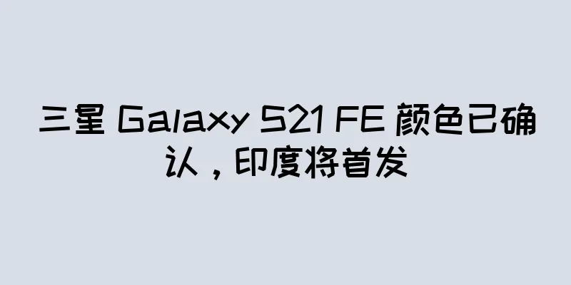 三星 Galaxy S21 FE 颜色已确认，印度将首发