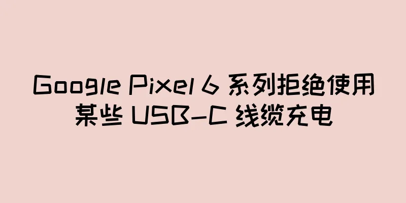 Google Pixel 6 系列拒绝使用某些 USB-C 线缆充电