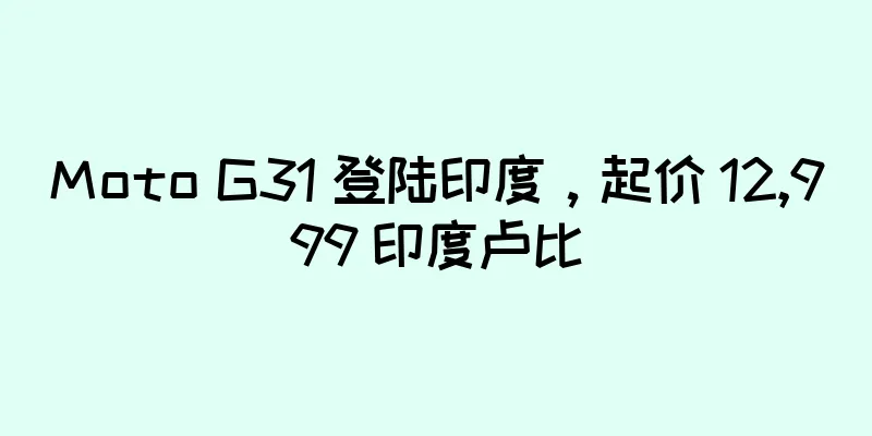 Moto G31 登陆印度，起价 12,999 印度卢比