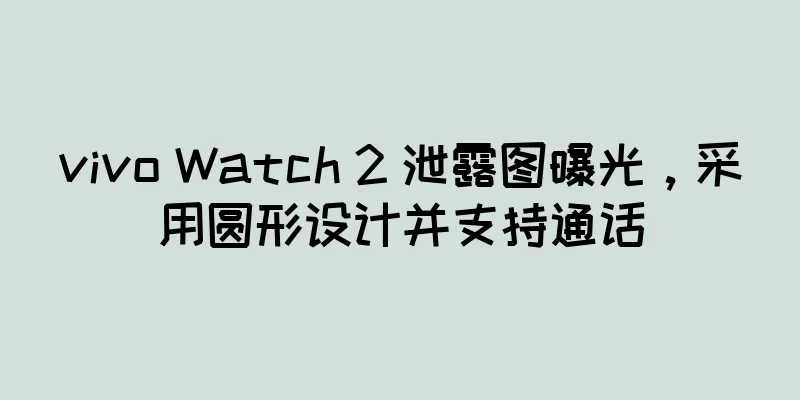 vivo Watch 2 泄露图曝光，采用圆形设计并支持通话