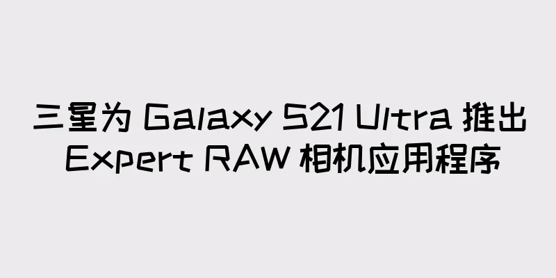 三星为 Galaxy S21 Ultra 推出 Expert RAW 相机应用程序